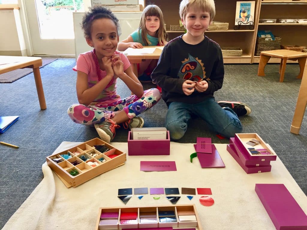 Montessori Elementary children